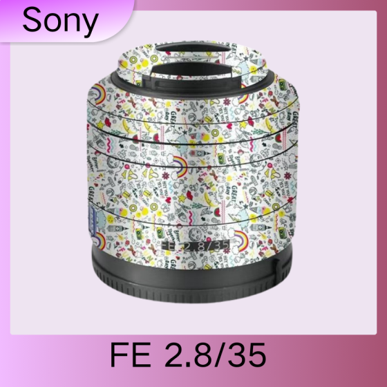 Lentes Sony  FE35F2.8  - Pele câmera, adesivo câmera - com alta resistência a arranhões, à prova d'água e com design elegante.